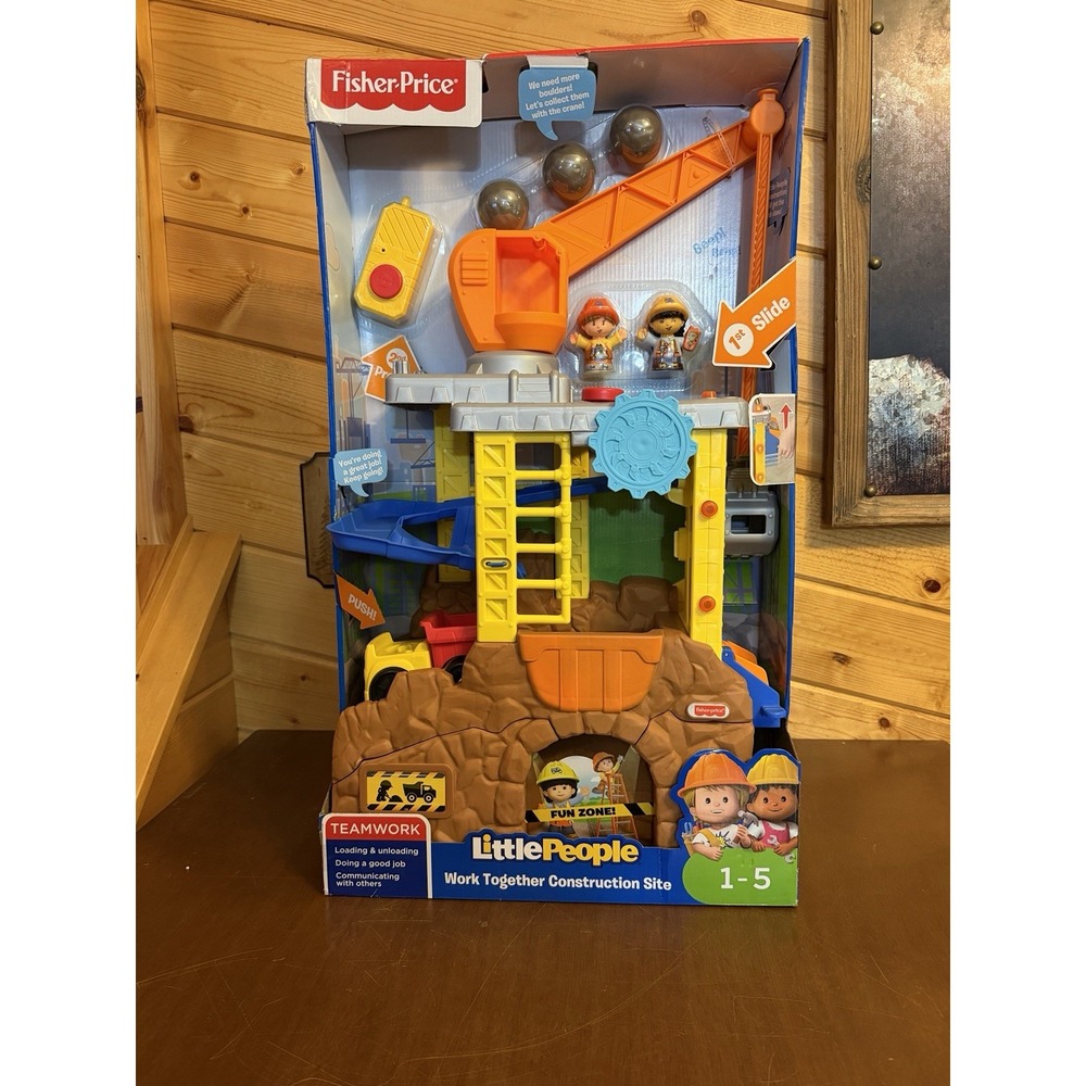 Fisher-Price Little People Work Together Construction Site NEW